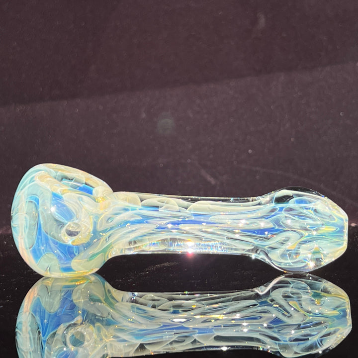 Large Ghost Flame Pipe Glass Pipe Tiny Mike   