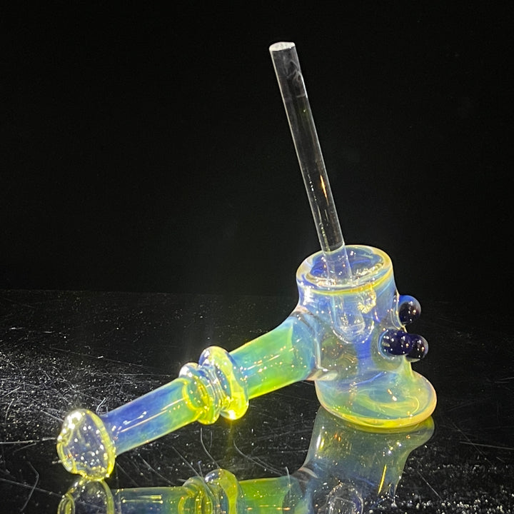 Silver Fumed Hash Hammer Glass Pipe Crondo Glassics   