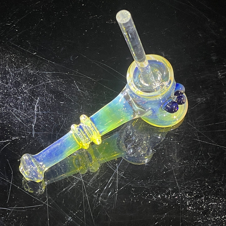 Silver Fumed Hash Hammer Glass Pipe Crondo Glassics   