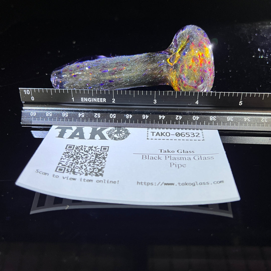 Black Plasma Glass Pipe Glass Pipe Tako Glass   