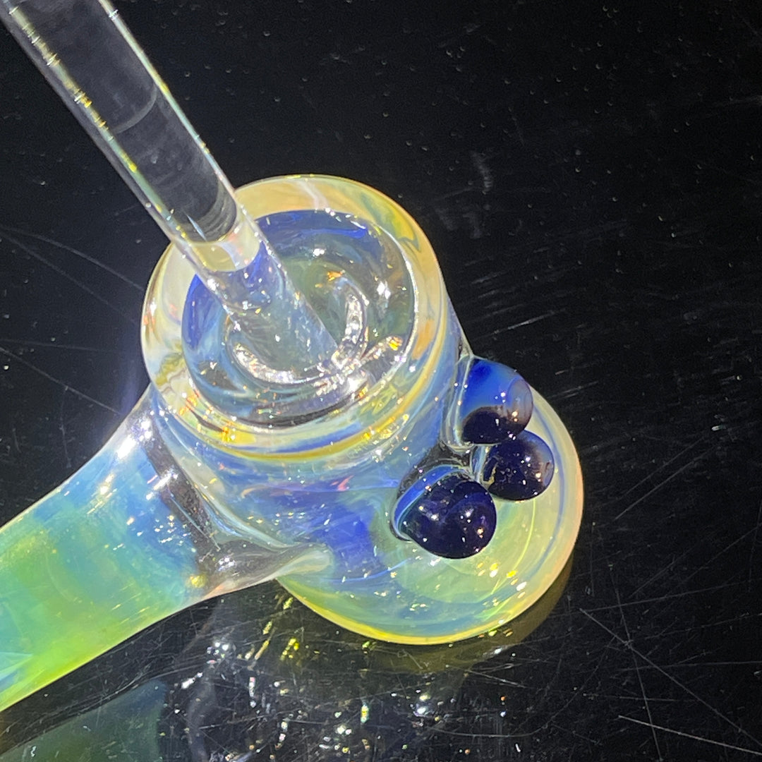 Silver Fumed Hash Hammer Glass Pipe Crondo Glassics   