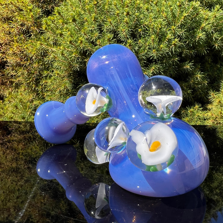 Tako x Obi Flower Bubbler Glass Pipe OBI Glass   