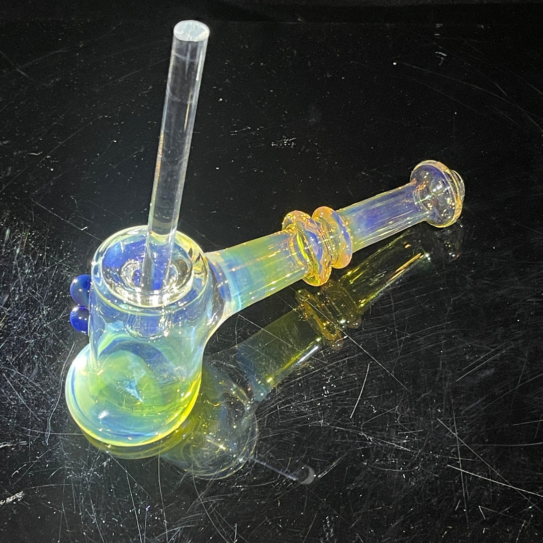 Silver Fumed Hash Hammer Glass Pipe Crondo Glassics   