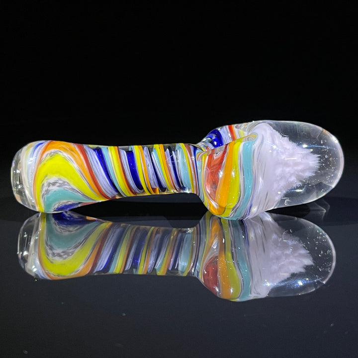 Candy Land Alien Brain Honeycomb Pipe Glass Pipe Plug a Nug