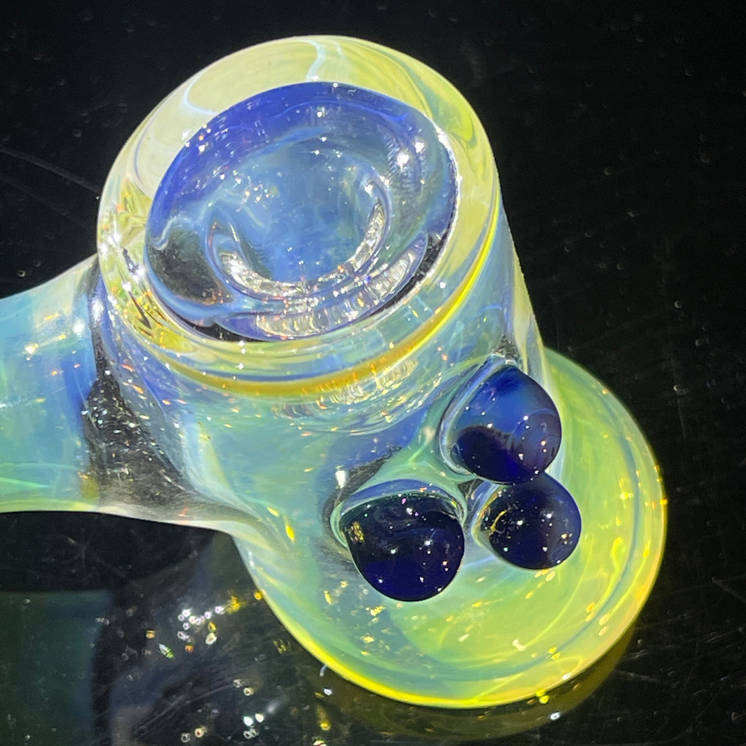 Silver Fumed Hash Hammer Glass Pipe Crondo Glassics   