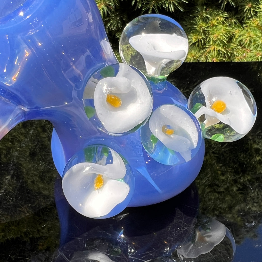 Tako x Obi Flower Bubbler Glass Pipe OBI Glass   