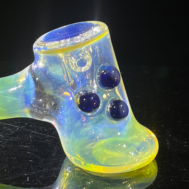 Silver Fumed Hash Hammer Glass Pipe Crondo Glassics   