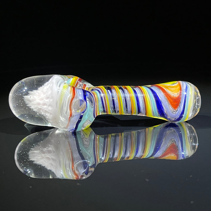 Candy Land Alien Brain Honeycomb Pipe Glass Pipe Plug a Nug