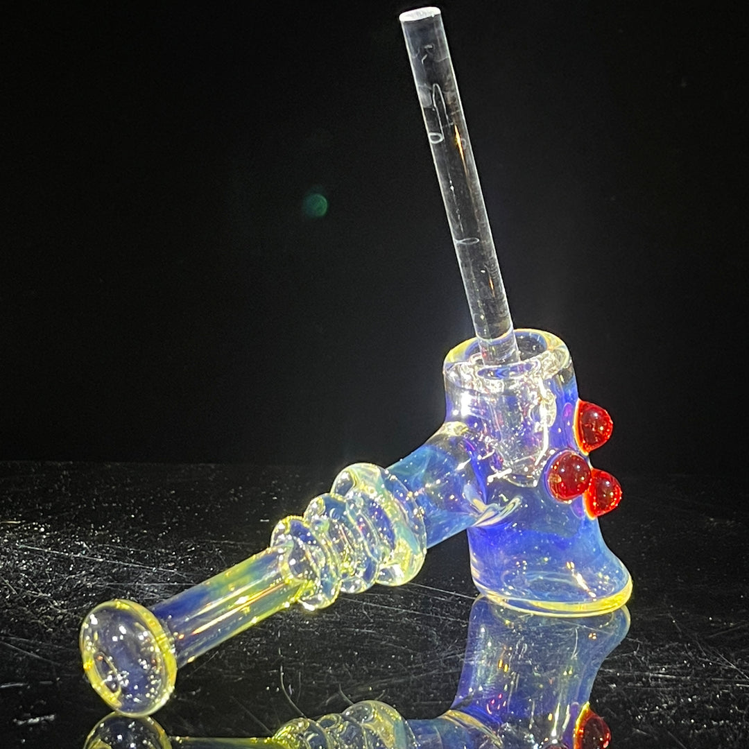 Silver Fumed Hash Hammer Glass Pipe Crondo Glassics   