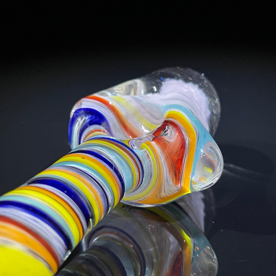 Candy Land Alien Brain Honeycomb Pipe Glass Pipe Plug a Nug