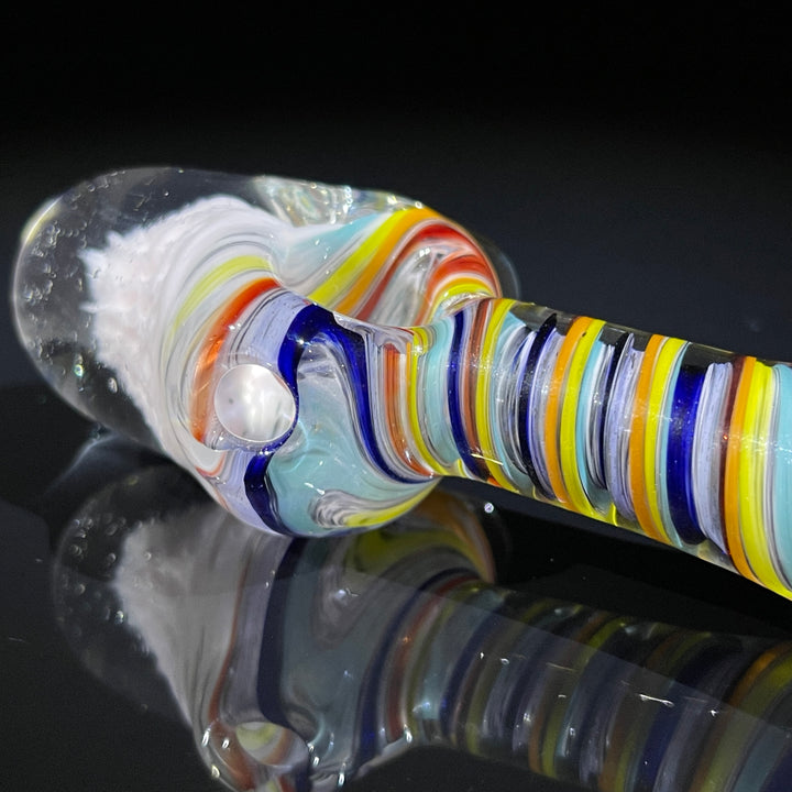 Candy Land Alien Brain Honeycomb Pipe Glass Pipe Plug a Nug