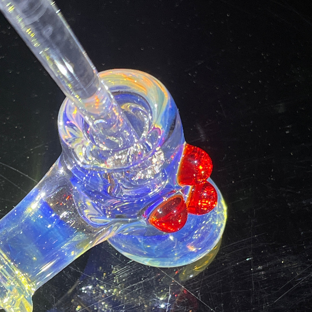 Silver Fumed Hash Hammer Glass Pipe Crondo Glassics   