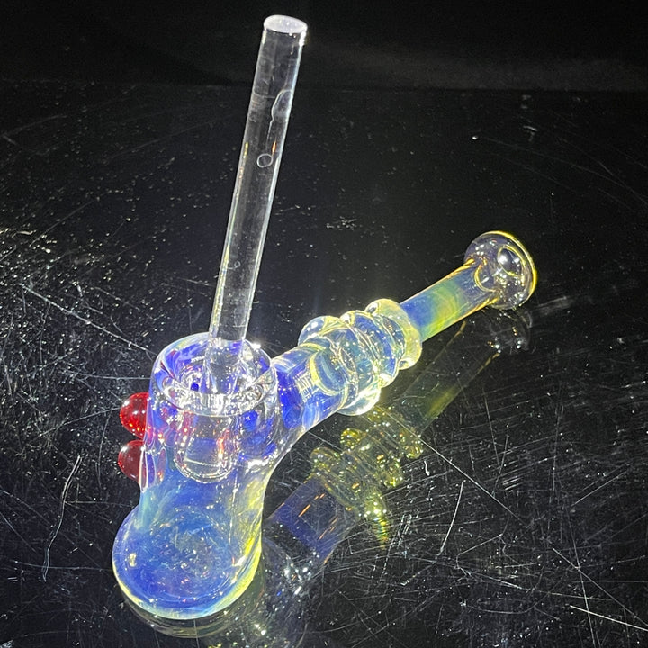 Silver Fumed Hash Hammer Glass Pipe Crondo Glassics   