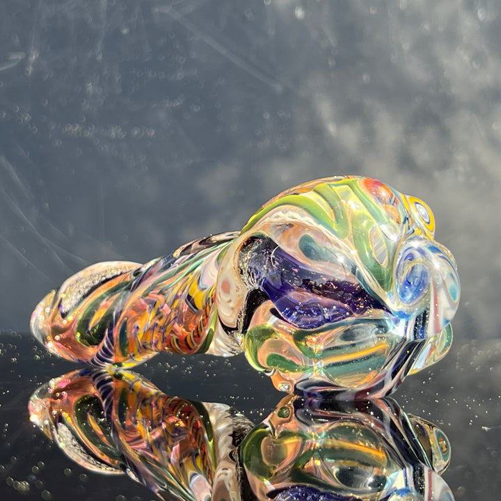 Molten Twisted Chaos Spoon Glass Pipe Molten Imagination   