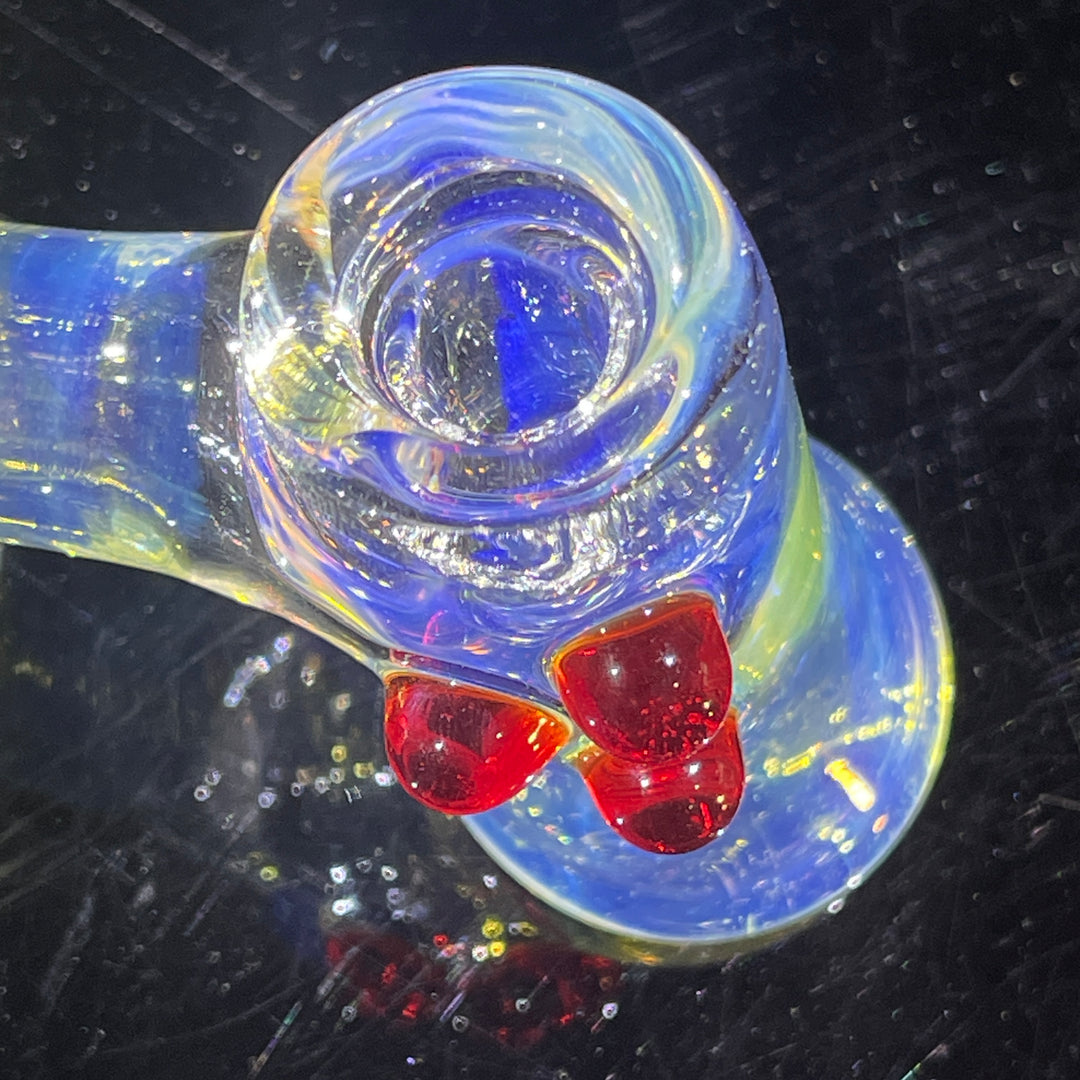 Silver Fumed Hash Hammer Glass Pipe Crondo Glassics   