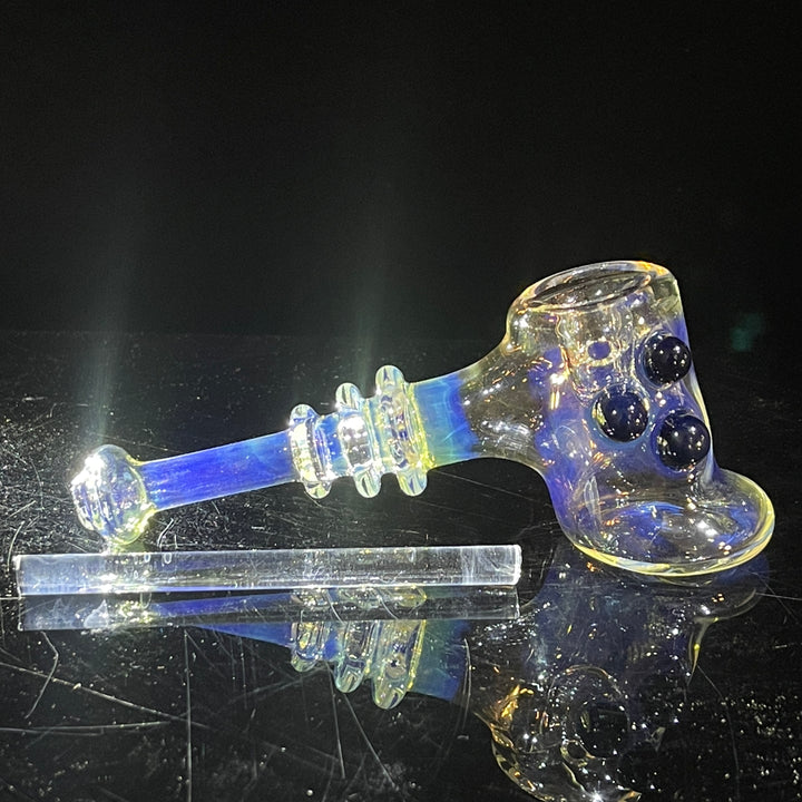 Silver Fumed Hash Hammer Glass Pipe Crondo Glassics   