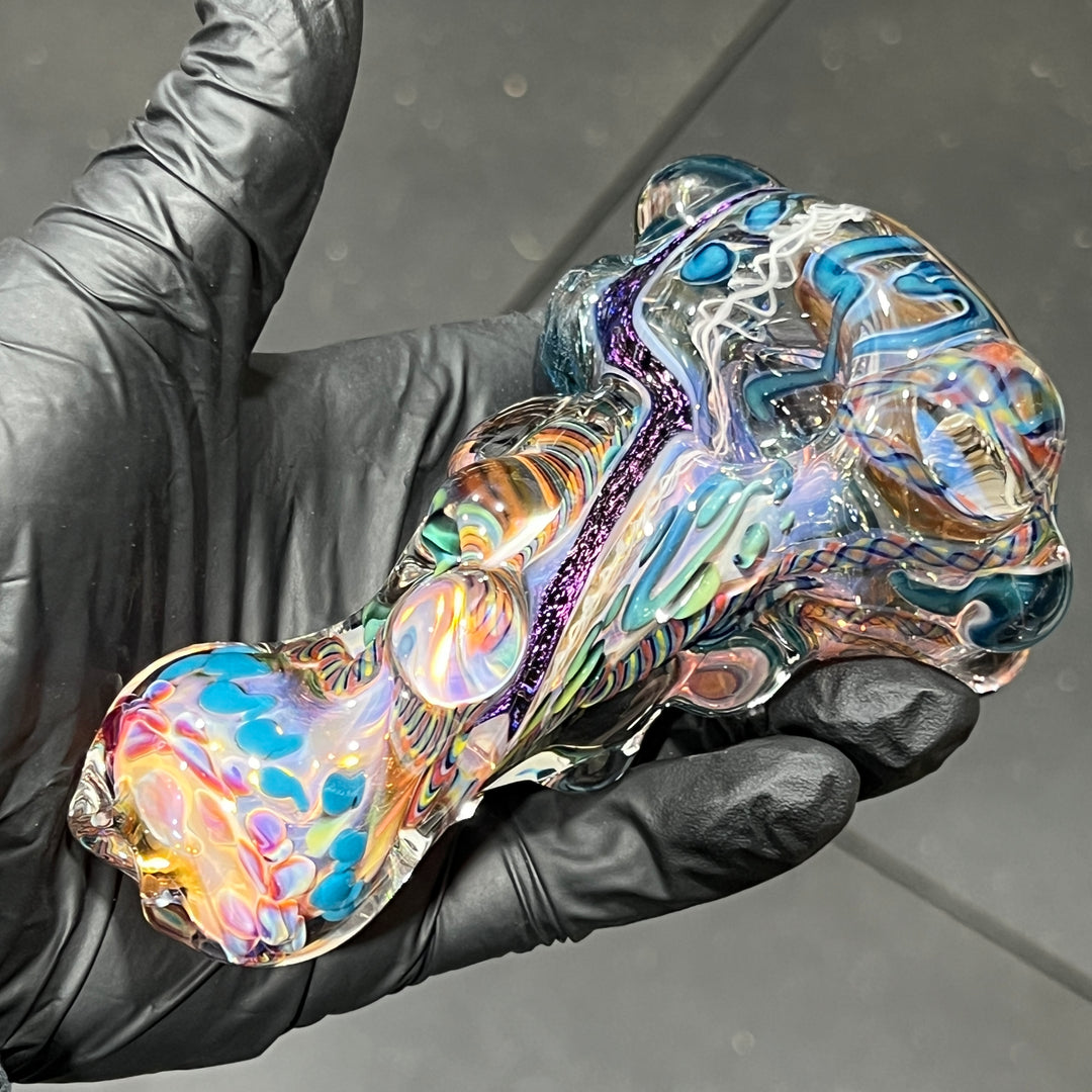 Molten Thick and Twisted Pipe Glass Pipe Molten Imagination