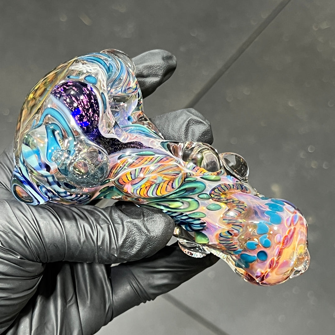 Molten Thick and Twisted Pipe Glass Pipe Molten Imagination