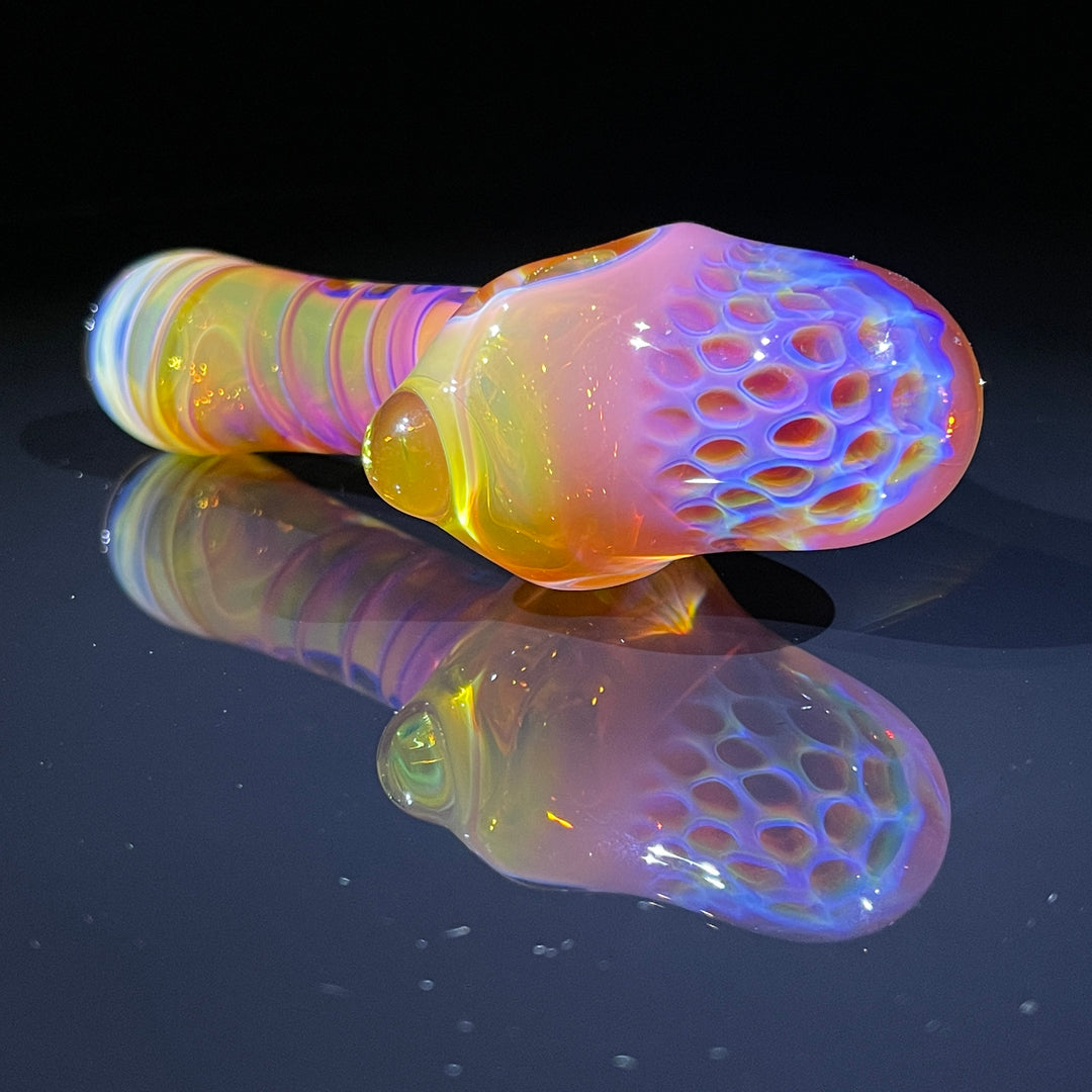 Alien Brain Honeycomb Pipe Glass Pipe Plug a Nug