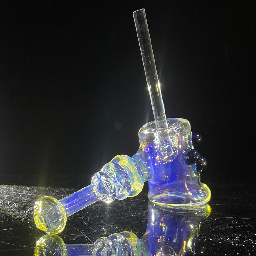 Silver Fumed Hash Hammer Glass Pipe Crondo Glassics   