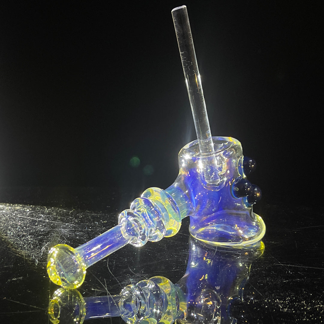 Silver Fumed Hash Hammer Glass Pipe Crondo Glassics   