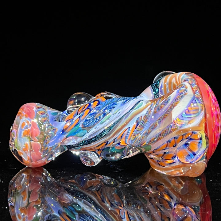 Molten Thick and Twisted Pipe Glass Pipe Molten Imagination