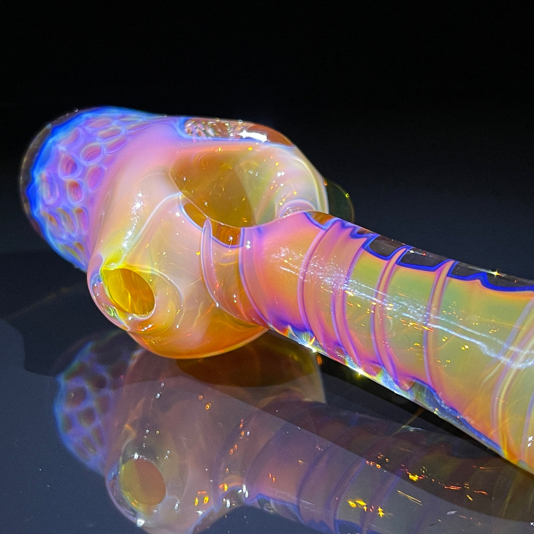 Alien Brain Honeycomb Pipe Glass Pipe Plug a Nug