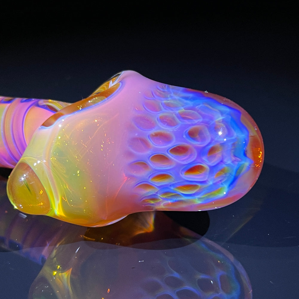 Alien Brain Honeycomb Pipe Glass Pipe Plug a Nug