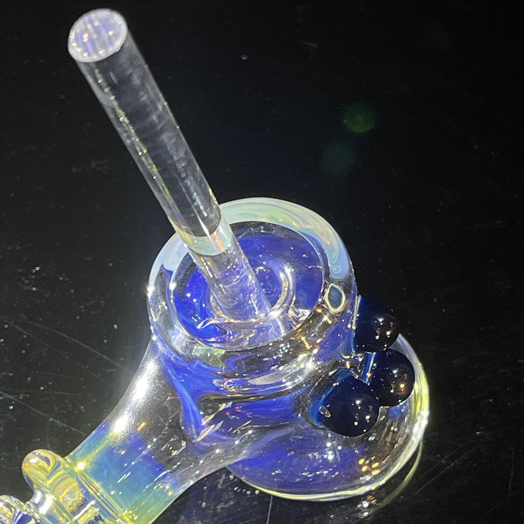 Silver Fumed Hash Hammer Glass Pipe Crondo Glassics   