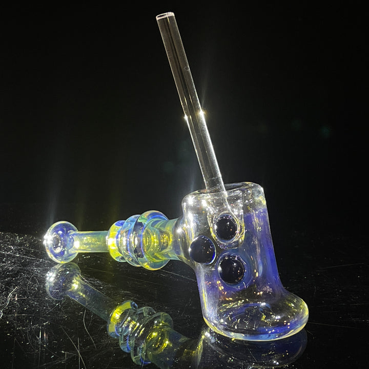 Silver Fumed Hash Hammer Glass Pipe Crondo Glassics   