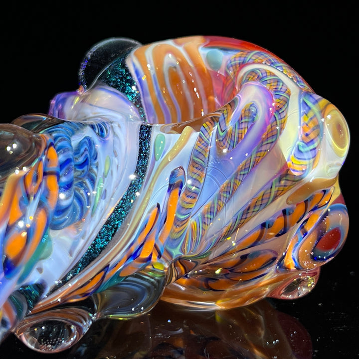 Molten Thick and Twisted Pipe Glass Pipe Molten Imagination