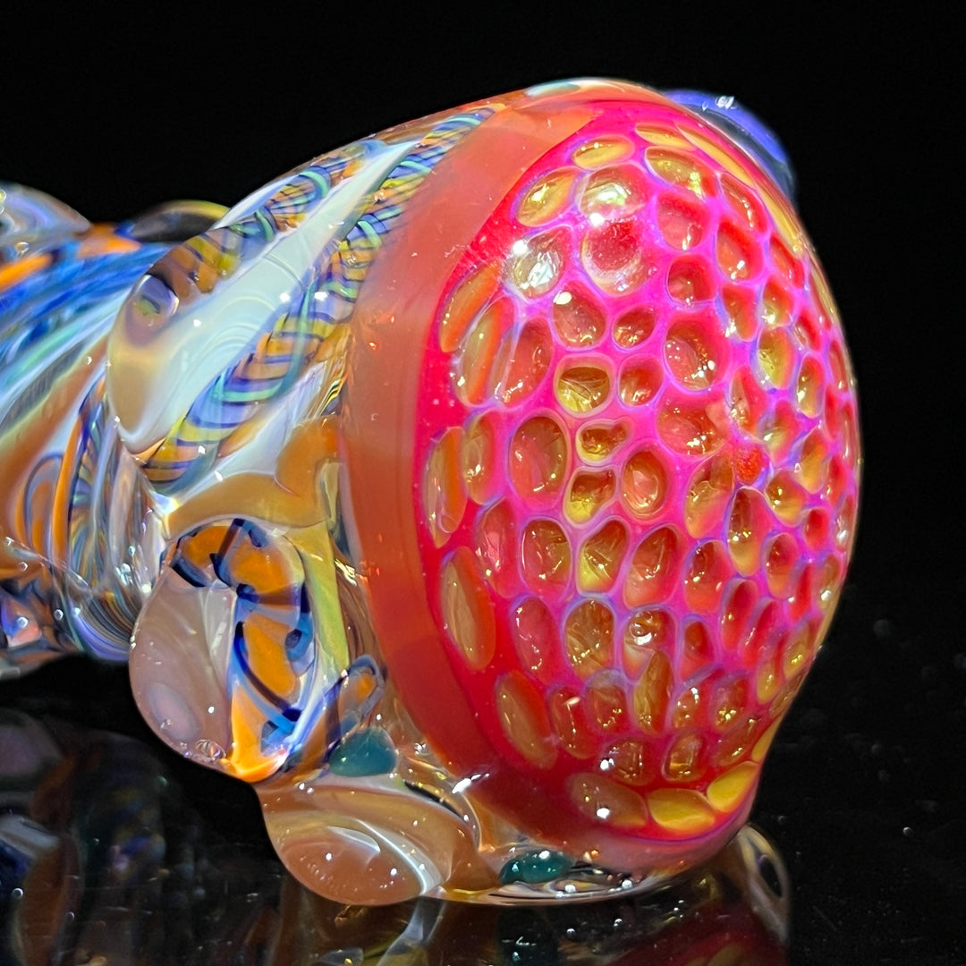 Molten Thick and Twisted Pipe Glass Pipe Molten Imagination