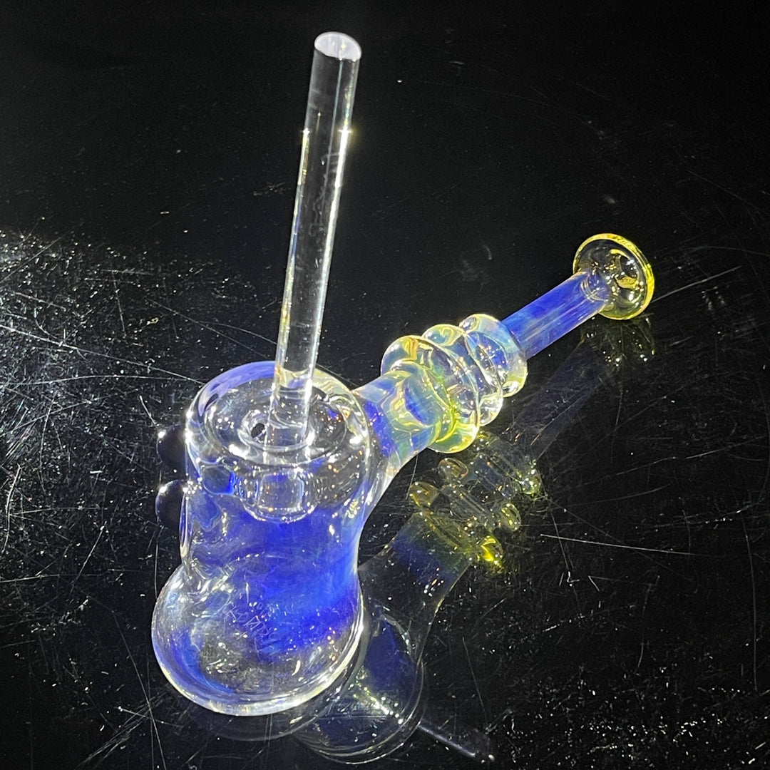 Silver Fumed Hash Hammer Glass Pipe Crondo Glassics   