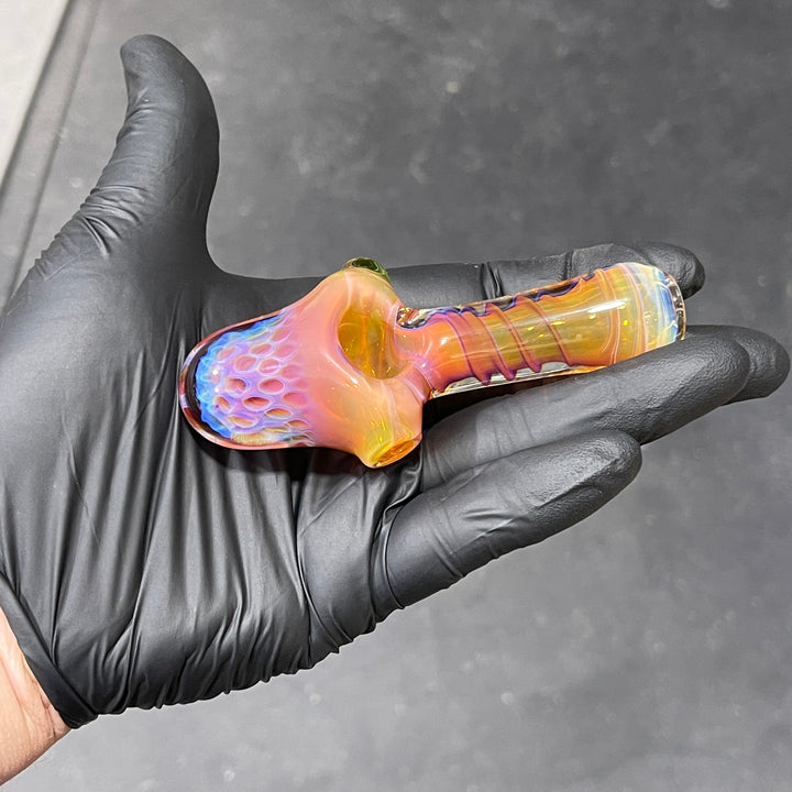 Alien Brain Honeycomb Pipe Glass Pipe Plug a Nug