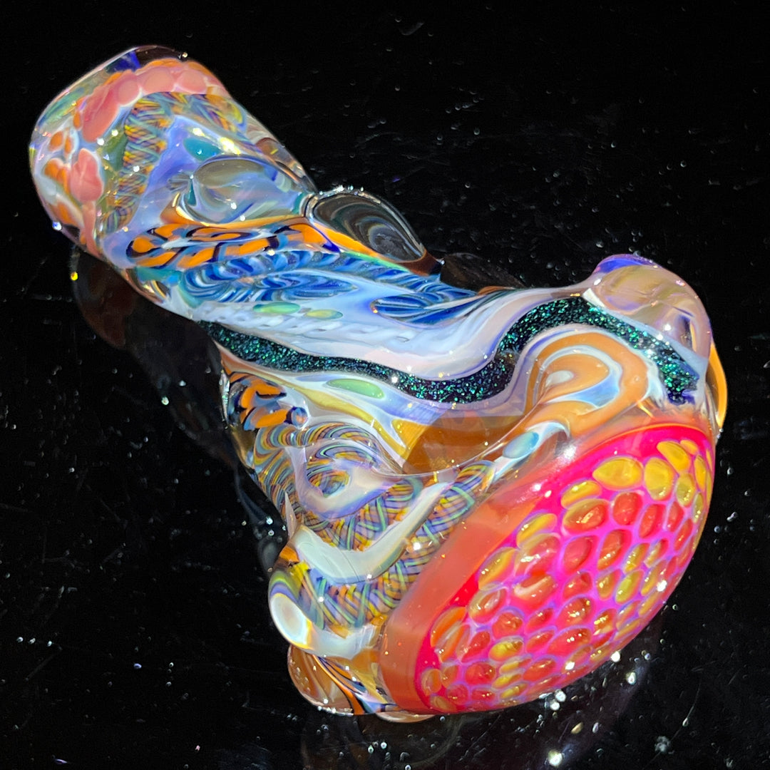 Molten Thick and Twisted Pipe Glass Pipe Molten Imagination