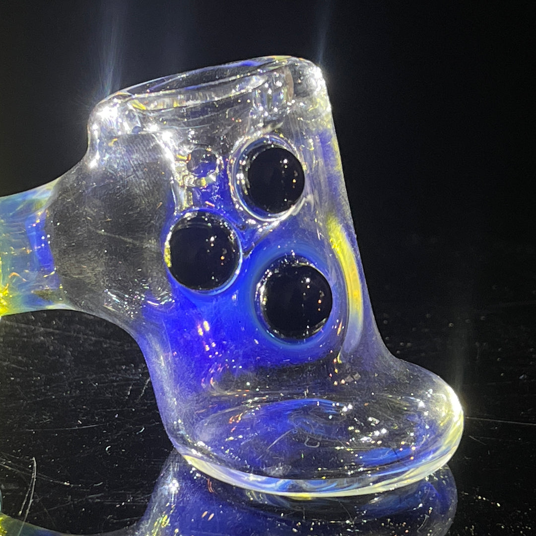 Silver Fumed Hash Hammer Glass Pipe Crondo Glassics   