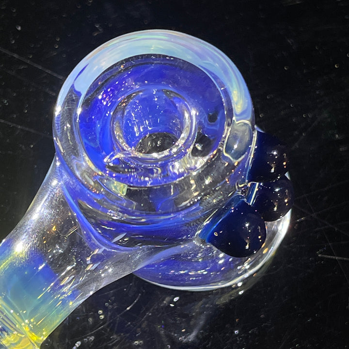 Silver Fumed Hash Hammer Glass Pipe Crondo Glassics   