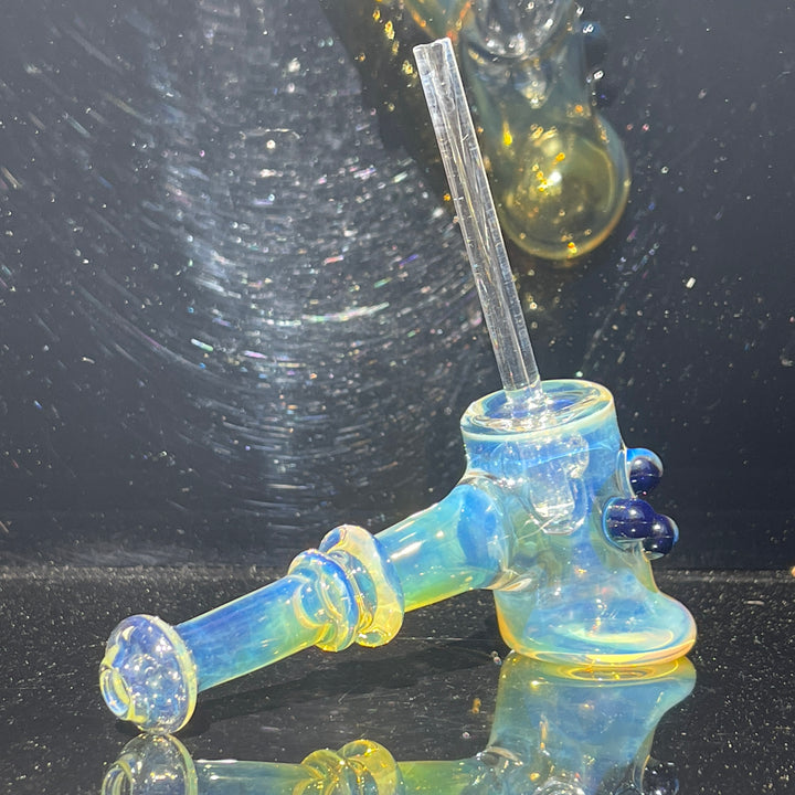 Silver Fumed Hash Hammer Glass Pipe Crondo Glassics   