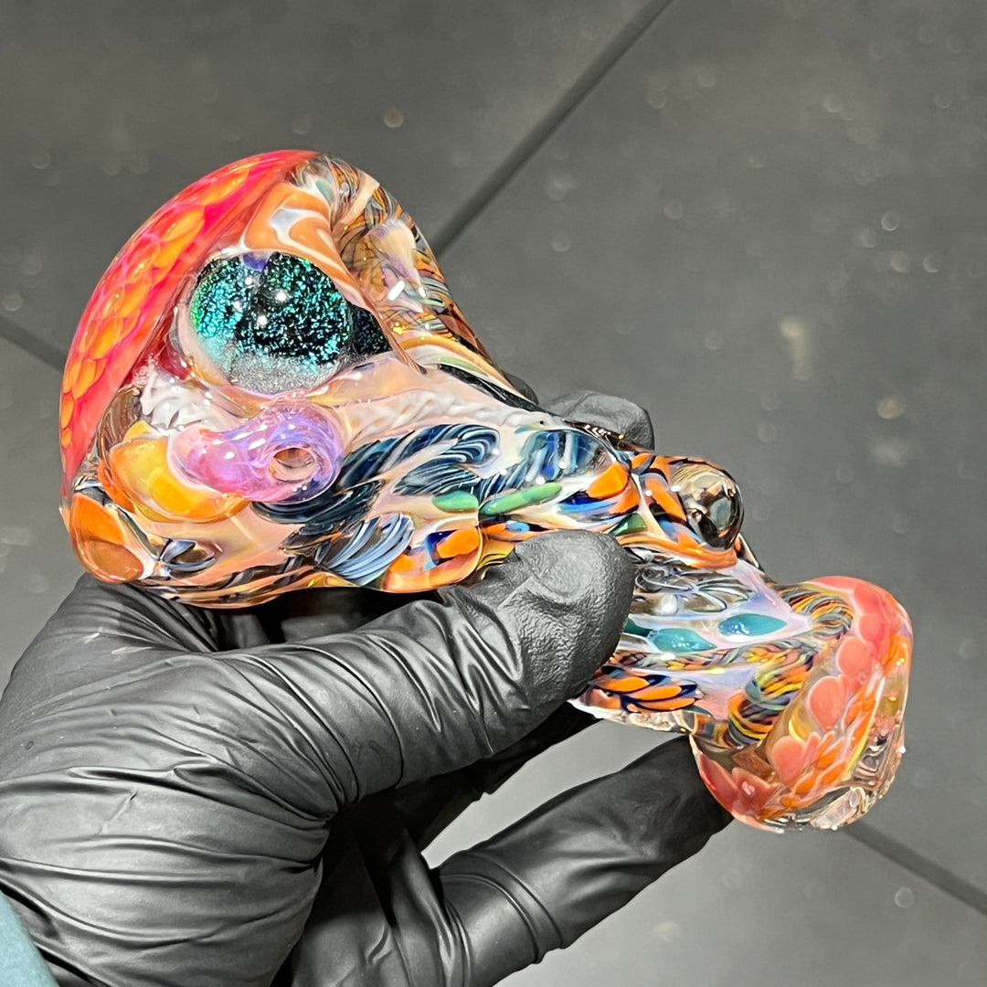 Molten Thick and Twisted Pipe Glass Pipe Molten Imagination