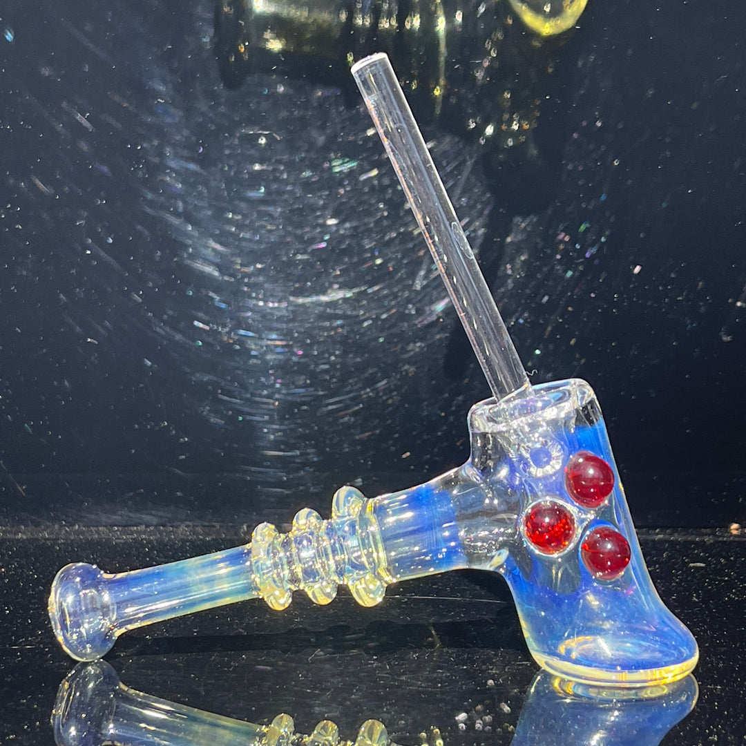 Silver Fumed Hash Hammer Glass Pipe Crondo Glassics   