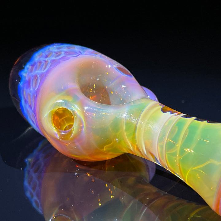 Alien Brain Honeycomb Pipe Glass Pipe Plug a Nug