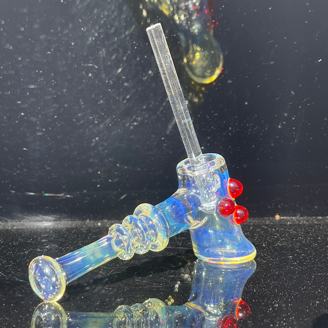 Silver Fumed Hash Hammer Glass Pipe Crondo Glassics   