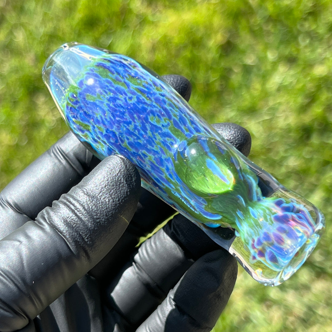 Purple Haze Sparkle Chillum Glass Pipe Tako Glass   