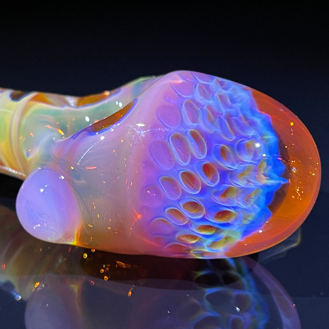 Alien Brain Honeycomb Pipe Glass Pipe Plug a Nug