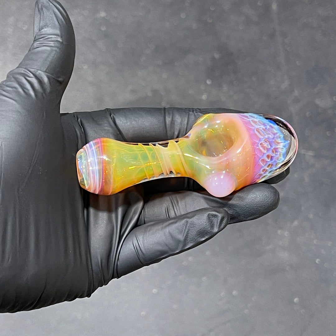 Alien Brain Honeycomb Pipe Glass Pipe Plug a Nug