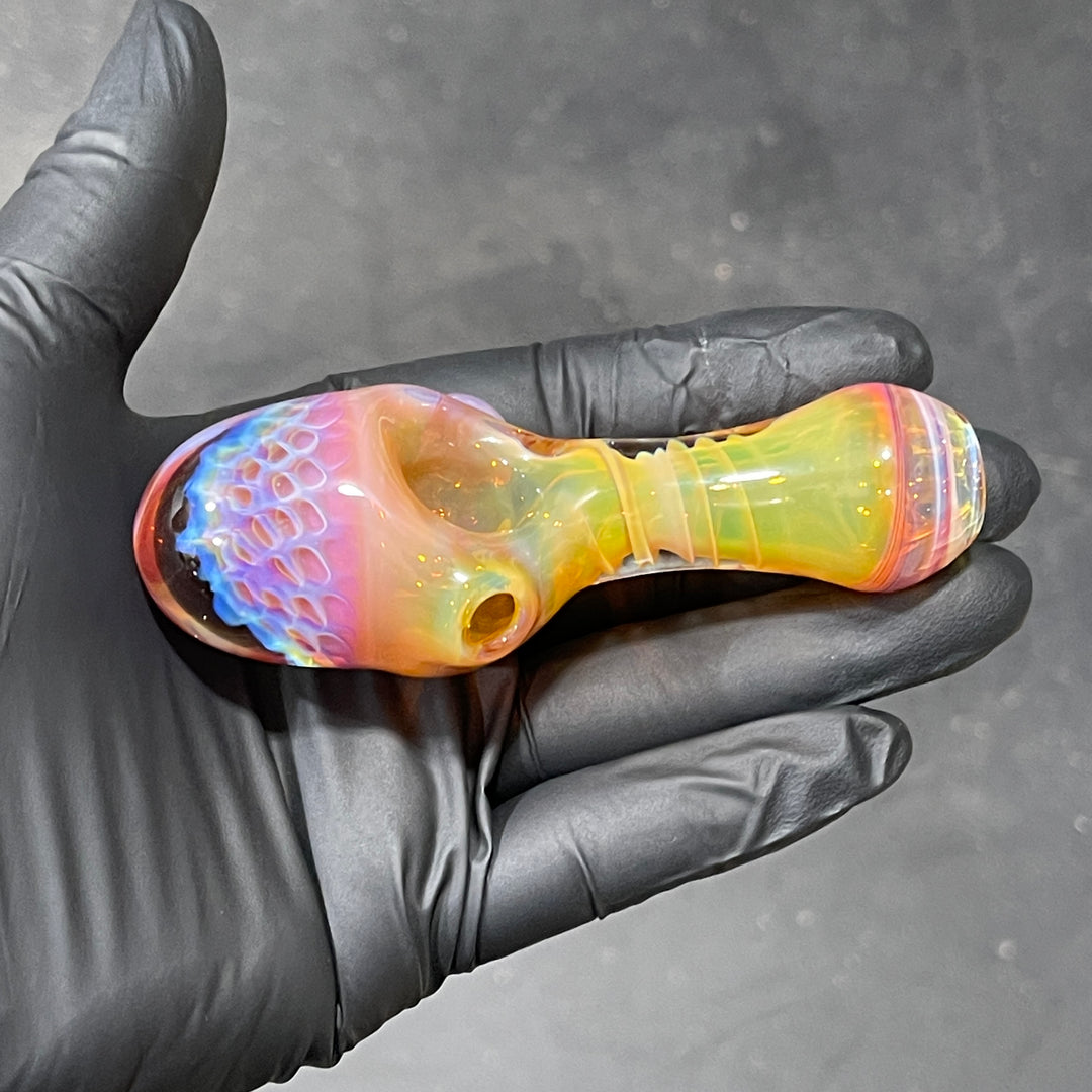 Alien Brain Honeycomb Pipe Glass Pipe Plug a Nug