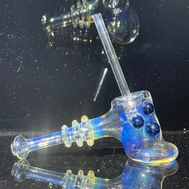 Silver Fumed Hash Hammer Glass Pipe Crondo Glassics   