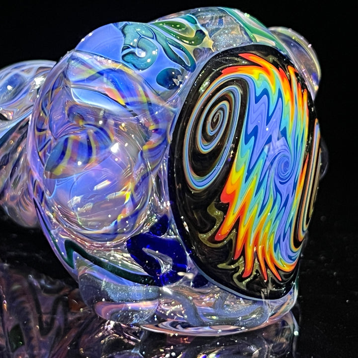 Thick and Twisted Wig Wag Pipe Glass Pipe Molten Imagination