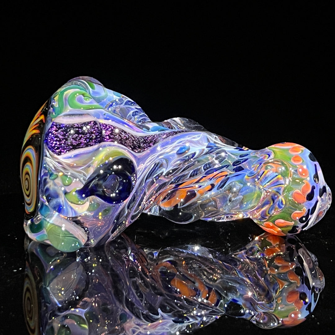 Thick and Twisted Wig Wag Pipe Glass Pipe Molten Imagination