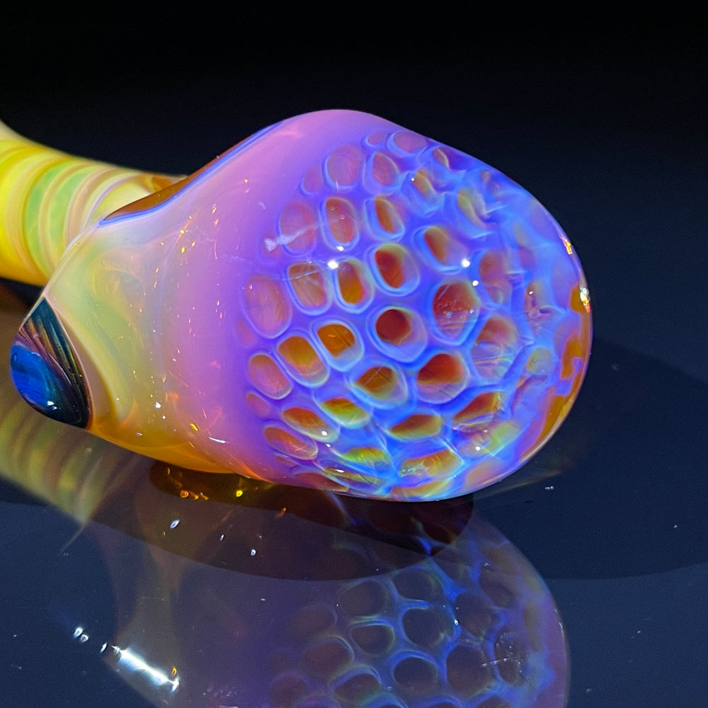 Alien Brain Honeycomb Pipe Glass Pipe Plug a Nug